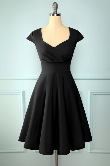 Black Solid Dress